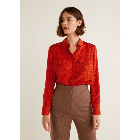 Mango Straight Checked Plaid Pants - Picture 4 of 11